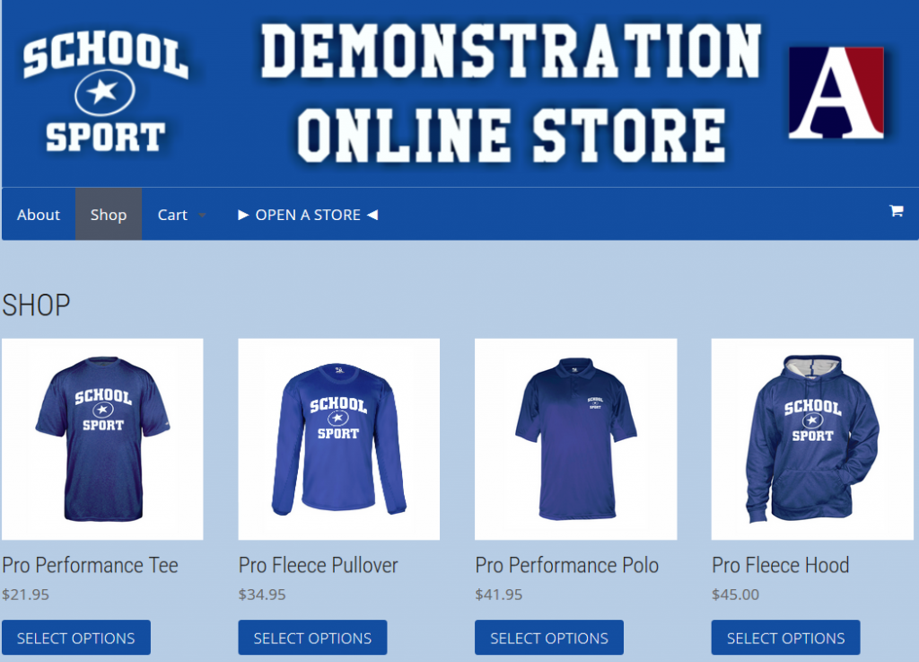 School Spirit Wear Online Store