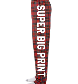 Custom Printed Flannel Pants